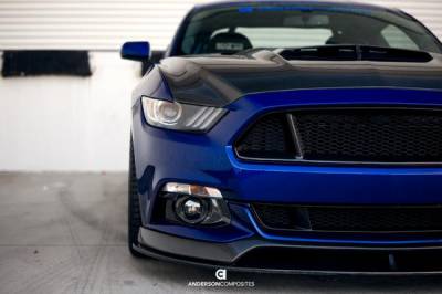 Anderson Carbon - Ford Mustang MU Anderson Composites Fiber Fog Light Surrounds AC-FLS15FDMU - Image 6