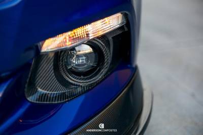 Anderson Carbon - Ford Mustang MU Anderson Composites Fiber Fog Light Surrounds AC-FLS15FDMU - Image 9