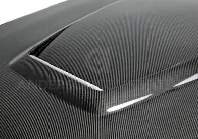 Anderson Carbon - Ford Mustang GT350 Style Anderson Composites Fiber Body Kit- Hood AC-HD15FDMU-GR-DS - Image 3