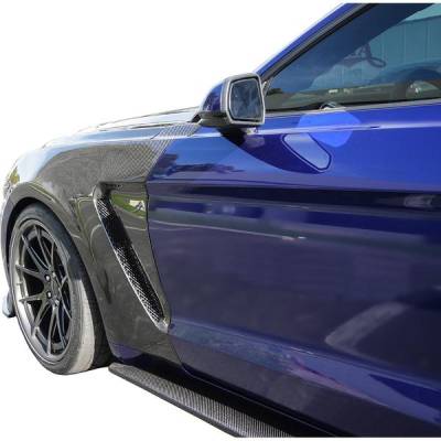 Anderson Carbon - Ford Mustang GT350 Anderson Composites Fiber Body Kit- Fenders AC-FF15FDMU-GR - Image 2