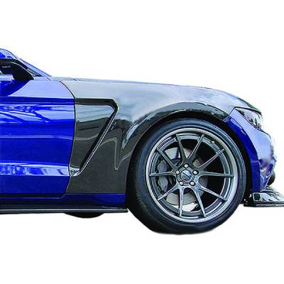 Anderson Carbon - Ford Mustang GT350 Anderson Composites Fiber Body Kit- Fenders AC-FF15FDMU-GR - Image 7