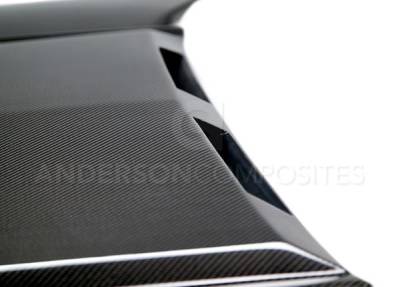 Anderson Carbon - Ford Mustang Anderson Composites Fiber Body Kit Ram Air Hood AC-HD15FDMU-AB-DS - Image 6