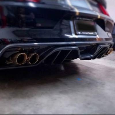 Anderson Carbon - Ford Mustang Type-AR Anderson Composites Fiber Rear Bumper Diffuser AC-RL15FDMU-ARQ - Image 2