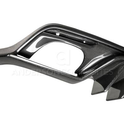 Anderson Carbon - Ford Mustang Type-AR Anderson Composites Fiber Rear Bumper Diffuser AC-RL15FDMU-ARQ - Image 6