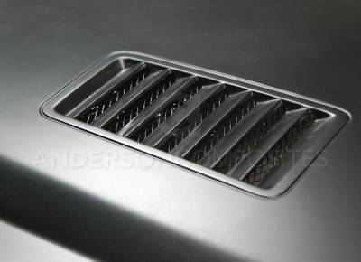 Anderson Fiberglass - Ford Mustang Super Snake Anderson Composites Glass Body Kit- Hood AC-HD15FDMU-SN-GF - Image 3