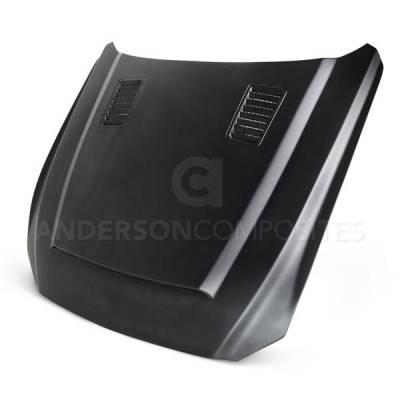 Anderson Fiberglass - Ford Mustang Super Snake Anderson Composites Glass Body Kit- Hood AC-HD15FDMU-SN-GF - Image 5