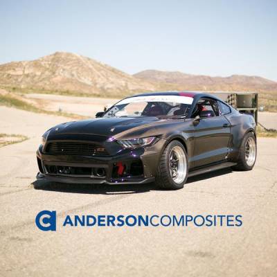 Anderson Carbon - Ford Mustang Type-JTP Anderson Composites Fiber Wide Fender Flares AC-15MUWBC - Image 2