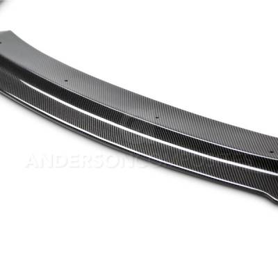 Anderson Fiberglass - Ford Mustang GT350 Anderson Composites Fiber Front Bumper Lip AC-FB15FDMU-GR-07 - Image 3