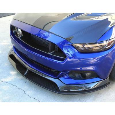 Anderson Carbon - Ford Mustang Type-AR Anderson Composites Fiber Front Bumper Lip AC-FL15FDMU-AR - Image 2