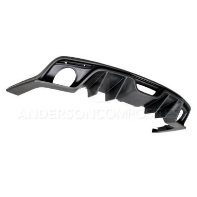 Ford Mustang Type-AR Anderson Composites Glass Rear Bumper Diffuser AC-RL15FDMU-AR-GF