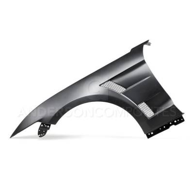 Ford Mustang Type-AT Anderson Composites Fiber Wide Front Fenders AC-FF15FDMU-AT-GF