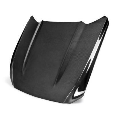 Ford Mustang Eco Boost OE Anderson Composites Double Carbon Fiber Hood AC-HD15FDMUEB-OE-DS