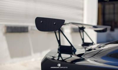 Anderson Carbon - Ford Mustang w/ Uprights Anderson Composites Fiber Body Kit-Wing AC-FMGTWING-1 - Image 2