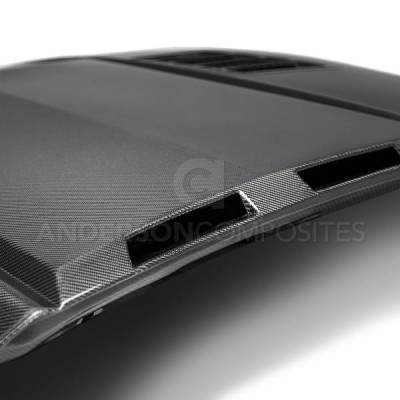 Anderson Carbon - Ford Mustang Anderson Composites Fiber Ram Air Hood AC-HD18FDMU-AB-DS - Image 6