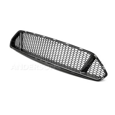 Anderson Carbon - Ford Mustang Type-GT Anderson Composites Fiber Grill/Grille AC-FG18FDMU-GT - Image 1