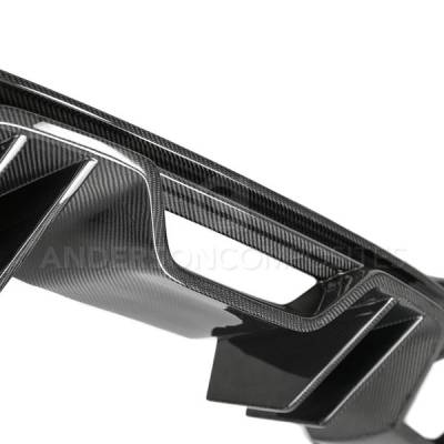 Anderson Carbon - Ford Mustang Type-AR Anderson Composites Fiber Rear Diffuser AC-RL18FDMU-AR - Image 3