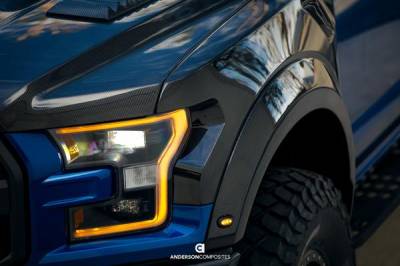 Anderson Carbon - Ford Raptor Type-OE Anderson Composites Fiber Body Kit- Fenders AC-FF17FDRA - Image 10