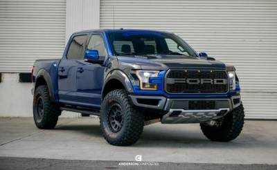 Anderson Carbon - Ford Raptor Type-OE Anderson Composites Fiber Body Kit- Hood AC-HD17FDRA-OE - Image 7