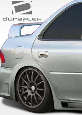 Duraflex - Subaru Impreza Duraflex I-Design 2 Wide Body Rear Fenders - 2 Piece - 106617 - Image 2