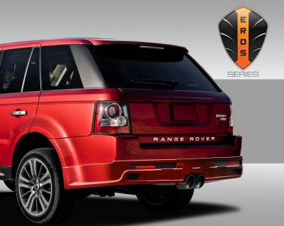 Duraflex - Land Rover Range Rover Duraflex Eros Version 1 Rear Lip Under Spoiler Air Dam - Center Exhaust - 3 Piece - 108992 - Image 2