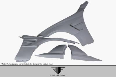 Aero Function - BMW 4 Series AF-1 Aero Function Body Kit- Fenders 113586 - Image 3