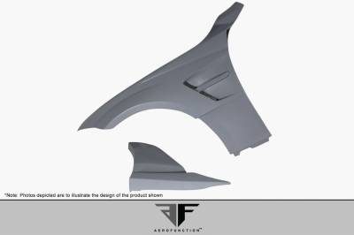 Aero Function - BMW 4 Series AF-1 Aero Function Body Kit- Fenders 113586 - Image 4
