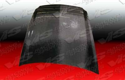 Acura TL VIS Racing OEM Black Carbon Fiber Hood - 04ACTL4DOE-010C