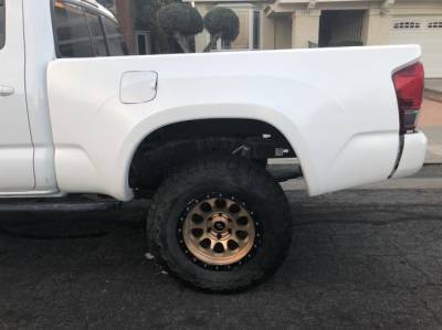 Advanced Fiberglass Composites - Toyota Tacoma Short Bed 4.5" Flare 2" Rise Body Kit- Bedside Fenders AFC 158 - Image 4