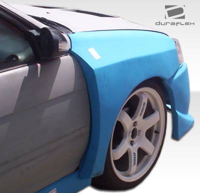 Duraflex - Toyota Tercel Duraflex Evo 5 Feels Front Fenders - 2 Piece - 101066 - Image 2