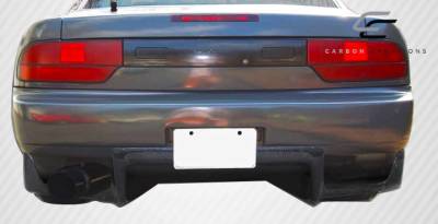 Carbon Creations - Nissan 240SX HB Carbon Creations Fulvius Rear Diffuser - 3 Piece - 106794 - Image 2