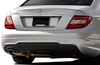 Vaero - Mercedes C250 w/o PDC C63 V2 Look Vaero Rear Body Kit Bumper 112042 - Image 2
