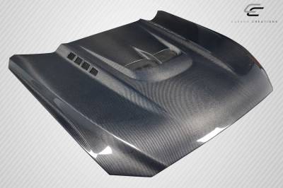 Carbon Creations - Ford Mustang Kryptonic Carbon Fiber Creations Body Kit- Hood 117644 - Image 6