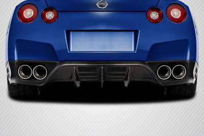 Nissan GTR Malve Carbon Fiber Rear Bumper Diffuser Body Kit 117779