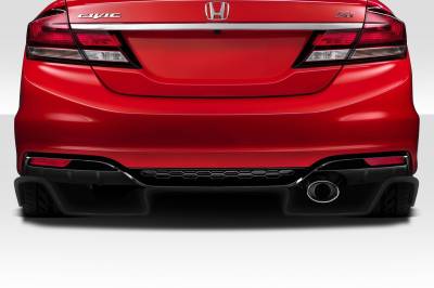 Honda Civic Velocity Duraflex Rear Bumper Lip Diffuser Body Kit 117806