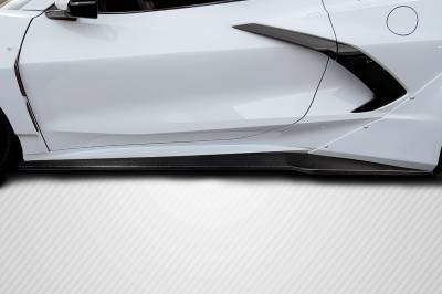 Carbon Creations - Chevy Corvette Gran Veloce Carbon Fiber Wide Side Skirts Body Kit 117915 - Image 2