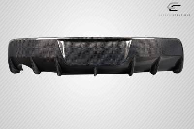 Carbon Creations - Mazda Mazda 3 Corkscrew Carbon Fiber Rear Bumper Diffuser Body Kit 117943 - Image 2