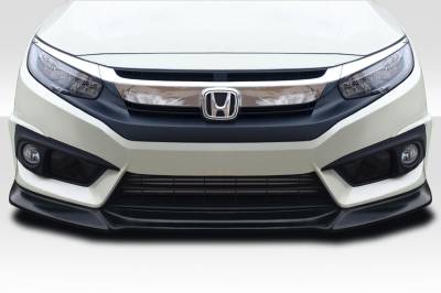 Duraflex - Honda Civic Yoka Duraflex 3pcs Front Bumper Lip Body Kit 117944 - Image 1