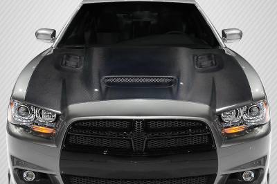 Dodge Charger Hellcat Redeye Look Carbon Fiber Body Kit- Hood 118002