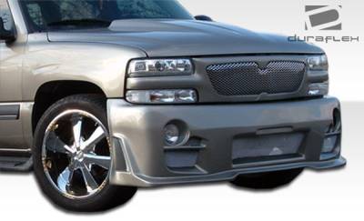 Duraflex - Chevrolet Silverado Duraflex Platinum Front Bumper Cover - 1 Piece - 100016 - Image 2