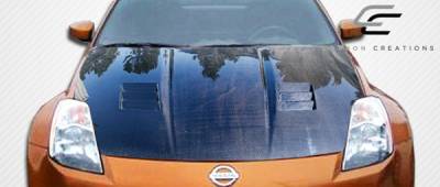 Carbon Creations - Nissan 350Z Carbon Creations JGTC Hood - 1 Piece - 100494 - Image 2