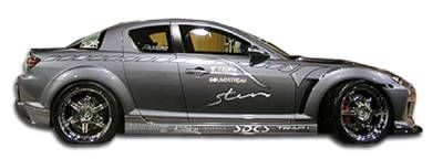 Mazda RX-8 Duraflex M-1 Speed Side Skirts Rocker Panels - 2 Piece - 100584