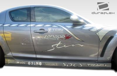 Duraflex - Mazda RX-8 Duraflex M-1 Speed Side Skirts Rocker Panels - 2 Piece - 100584 - Image 5