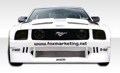 Duraflex - Ford Mustang Duraflex Hot Wheels Wide Body Front Bumper Cover - 1 Piece - 100652 - Image 1