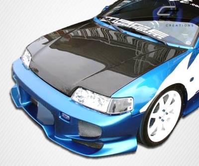 Carbon Creations - Honda Civic HB Carbon Creations OEM Hood - 1 Piece - 100757 - Image 9