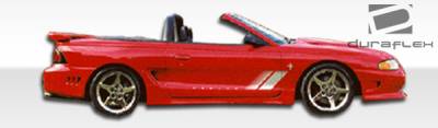 Duraflex - Ford Mustang Duraflex Colt Side Skirts Rocker Panels - 2 Piece - 101436 - Image 2
