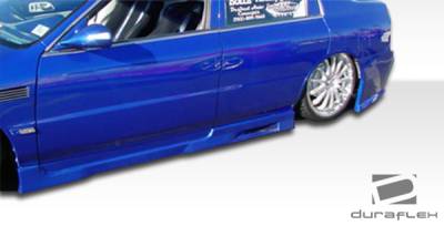 Duraflex - Honda Accord 4DR Duraflex Spyder Side Skirts Rocker Panels - 2 Piece - 101450 - Image 7