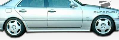 Duraflex - Mercedes-Benz C Class Duraflex AMG Look Side Skirts Rocker Panels - 2 Piece - 101487 - Image 2