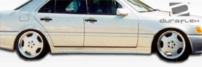 Duraflex - Mercedes-Benz C Class Duraflex AMG Look Side Skirts Rocker Panels - 2 Piece - 101487 - Image 4