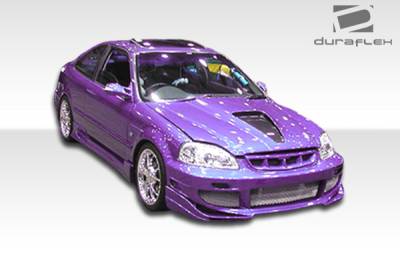 Duraflex - Honda Civic 2DR & 3DR Duraflex AVG Side Skirts Rocker Panels - 2 Piece - 101734 - Image 2