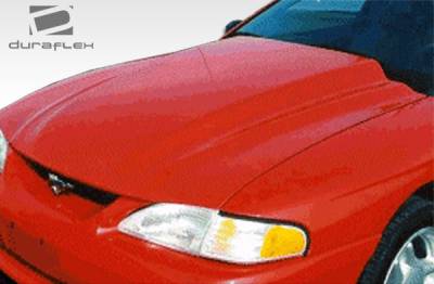 Duraflex - Ford Mustang Duraflex Cowl Hood - 1 Piece - 102255 - Image 4